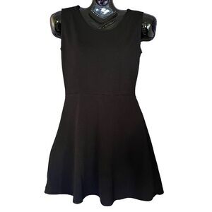 Vintage Diesel Industry Black Fit & Flare Sleeveless Skater Mini Dress